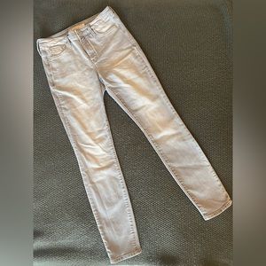 Athleta Sculptek gray skinny jeans - women’s size 6